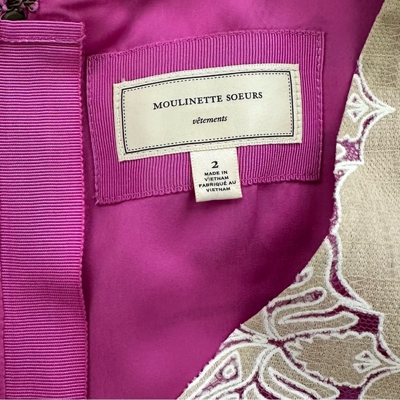 EUC Moulinette Soeurs x Anthropologie Lace Versailles Size 2 - Picture 10 of 12